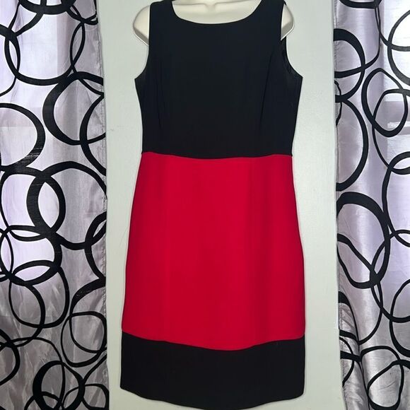 Jones Studio Seperates black and red color black shift dress size 12 - Picture 1 of 8
